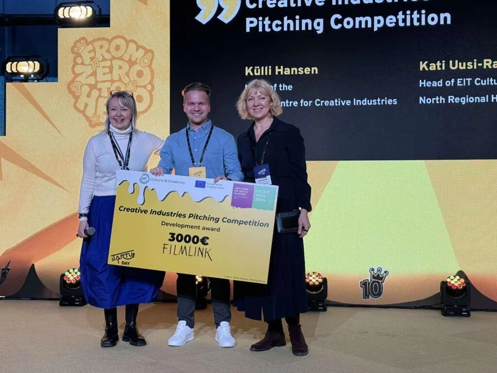 Tartu Loomemajanduskeskuse ärimudelite võistluse peapreemia pälvis FilmLink